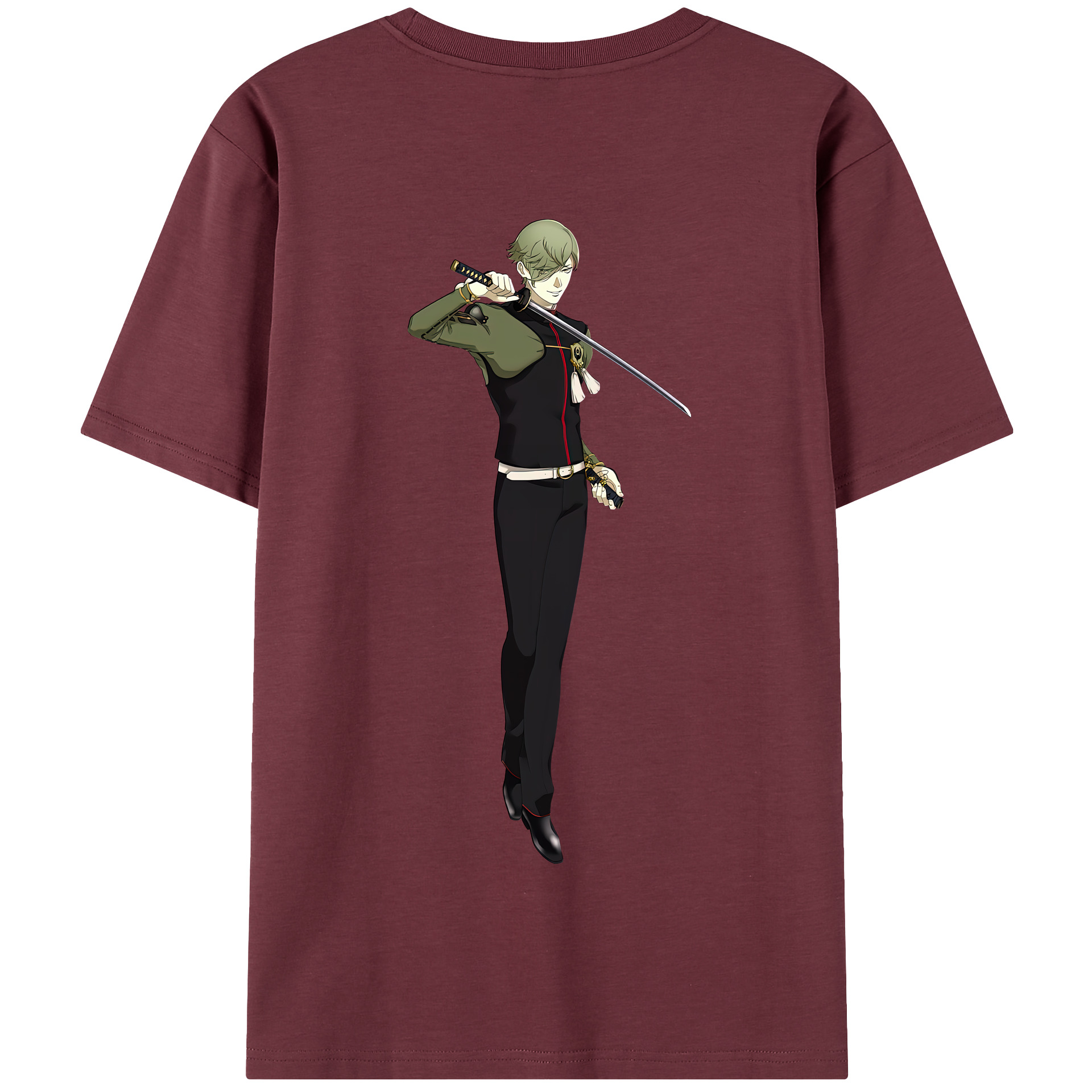 （画像用） 刀剣乱舞 Touken Ranbu 綿100％半袖Tシャツ（背面プリント）